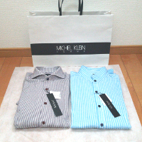 ミッシェルクランの袋と商品です。