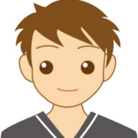 周りに馴染む服装の一例です。